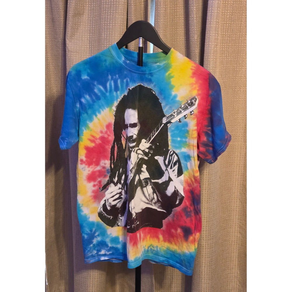Zion Rootswear Bob Marley Tie-Dye Graphic T-Shirt Mens Size Medium Multicolor